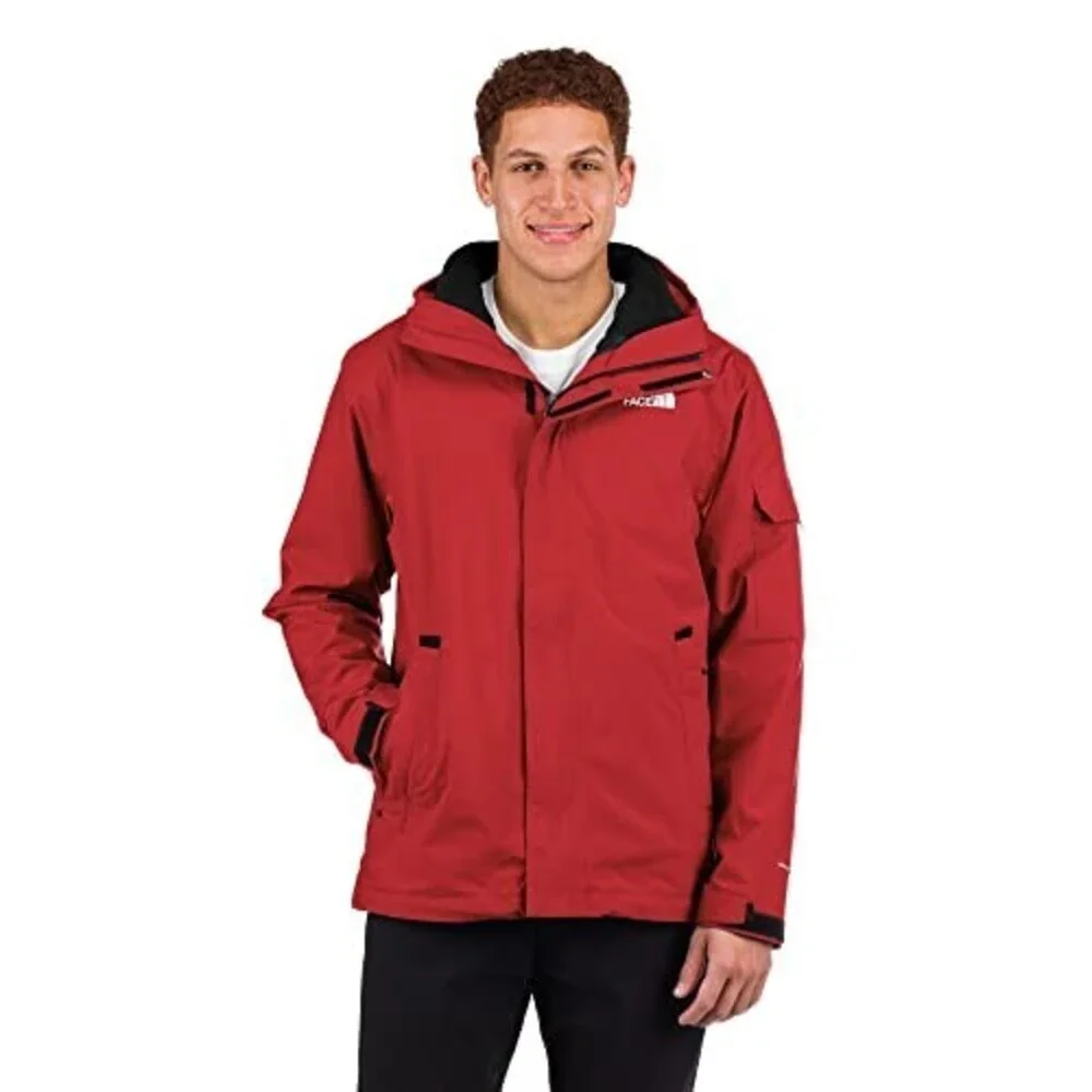 The North Face Toro Peak Triclimate Jacket Men Medium Red Hooded Full Zip ONF469